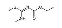 Carbamic acid,[(methylamino)(methylthio)methylene]-,ethyl ester (9CI) Structure