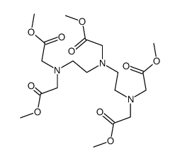 methyl 5,8,11,-tris(2-methoxy-2-oxoethyl)-3-oxo-2-oxa-5,8,11-triazatridecan-13-oate结构式