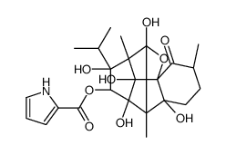 10-Deoxy-10-oxoryanodol 3-(1H-pyrrole-2-carboxylate)结构式