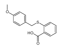 2-[(4-methoxyphenyl)methylsulfanyl]benzoic acid结构式