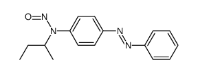 N-sec-butyl-N-nitroso-4-phenylazo-aniline Structure