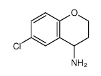 (S)-6-氯苯并二氢吡喃-4-胺结构式