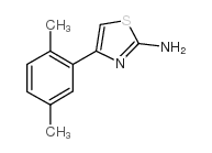 [4-(2,5-二甲基苯基)噻唑-2-基]胺结构式