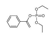 diethyl 1-phenylethenyl phosphate Structure