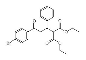 diethyl 2-(3-(4-bromophenyl)-3-oxo-1-phenylpropyl)malonate结构式