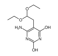 2,4-DIHYDROXY-6-AMINO-5-DIETHOXYETHYLPYRIMIDINE结构式