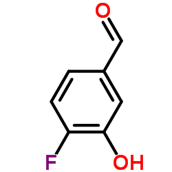 4-氟-3-羟基苯甲醛结构式