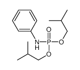 N-[bis(2-methylpropoxy)phosphoryl]aniline Structure
