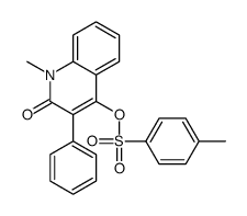(1-methyl-2-oxo-3-phenylquinolin-4-yl) 4-methylbenzenesulfonate结构式