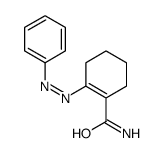 2-phenyldiazenylcyclohexene-1-carboxamide Structure