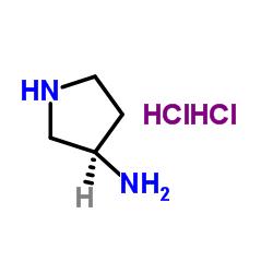 (R)-3-氨基吡咯烷二盐酸盐结构式