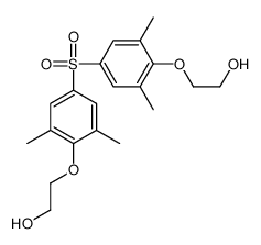 2-[4-[4-(2-hydroxyethoxy)-3,5-dimethylphenyl]sulfonyl-2,6-dimethylphenoxy]ethanol Structure