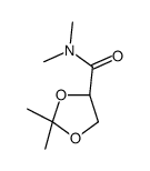 (4S)-N,N,2,2-tetramethyl-1,3-dioxolane-4-carboxamide Structure