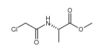 methyl (S)-2-(2-chloroacetamido)propanoate结构式