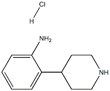 2-(piperidin-4-yl)aniline hydrochloride Structure