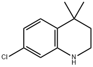 7-氯-4,4-二甲基-1,2,3,4-四氢喹啉结构式