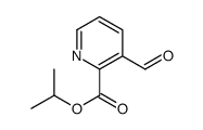 3-甲酰基吡啶-2-羧酸异丙酯结构式