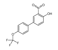 2-nitro-4-[4-(trifluoromethoxy)phenyl]phenol Structure