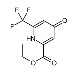 4-羟基-6-(三氟甲基)吡啶甲酸乙酯结构式