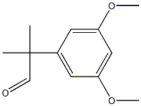 2-(3,5-dimethoxyphenyl)-2-methylpropanal Structure