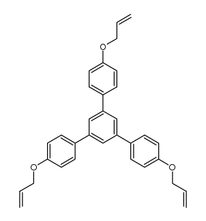 1,3,5-tris(4-allyloxyphenyl)benzene结构式