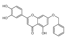 2-(3,4-Dihydroxyphenyl)-5-hydroxy-7-(phenylmethoxy)-4H-1-benzopyran-4-one structure