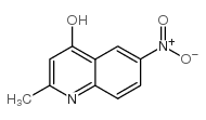 2-甲基-6-硝基喹啉-4(1h)-酮结构式