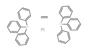 乙撑双(三苯基膦)铂(0)结构式