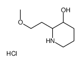3-羟基-2-(2-甲氧基乙基)-哌啶盐酸盐结构式