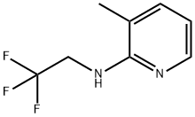 3-甲基-N-(2,2,2-三氟乙基)吡啶-2-胺结构式