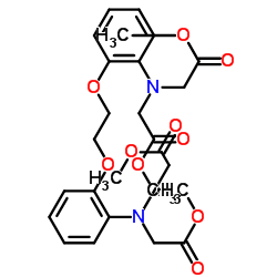 BAPTA-tetramethyl Ester Structure