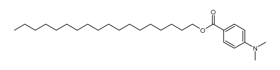 n-octadecyl 4-dimethylaminobenzoate结构式