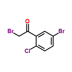 2-Bromo-1-(5-bromo-2-chlorophenyl)ethanone Structure