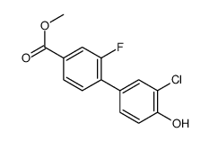 methyl 4-(3-chloro-4-hydroxyphenyl)-3-fluorobenzoate Structure