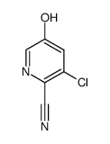 3-chloro-5-hydroxy-pyridine-2-carbonitrile Structure
