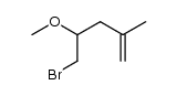 5-Bromo-4-methoxy-2-methyl-1-pentene Structure