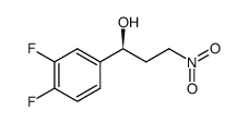 (1S)-1-(3,4-difluorophenyl)-3-nitropropan-1-ol Structure