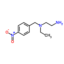 N-Ethyl-N-(4-nitrobenzyl)-1,2-ethanediamine结构式