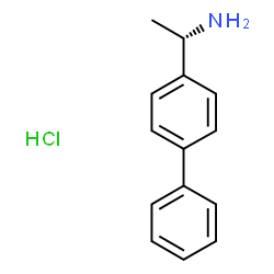 (S)-1-([1,1'-联苯]-4-基)乙胺盐酸盐结构式