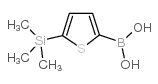 5-三甲基甲硅烷基噻吩-2-硼酸结构式