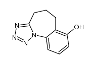 5,6-dihydro-4H-benzo[f]tetrazolo[1,5-a]azepin-7-ol结构式