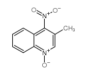 3-甲基-4-硝基喹啉1-氧化物结构式