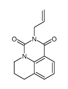 2-allyl-6,7-dihydro-5H-pyrido[3,2,1-ij]quinazoline-1,3-dione Structure