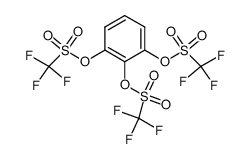 1,2,3-tris(trifluoromethanesulfonyloxy)benzene结构式