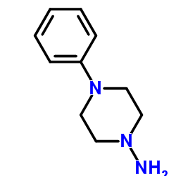 1-PIPERAZIN AMINE,4-PHENYL-(9CI)结构式