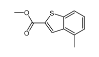 METHYL 4-METHYLBENZO[B]THIOPHENE-2-CARBOXYLATE结构式