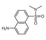 5-amino-N,N-dimethylnaphthalene-1-sulfonamide结构式