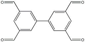 [1,1'-Biphenyl]-3,3',5,5'-tetracarbaldehyde Structure