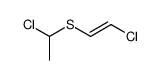 1-chloroethyl 2-chlorovinyl sulfide结构式