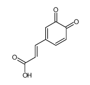 4-(2-Carboxyvinyl)-1,2-benzoquinone结构式